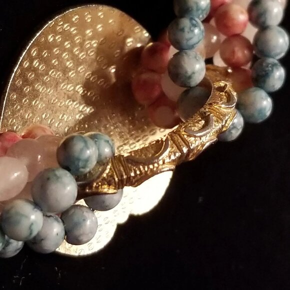 Vintage Siti Cloisonné Quartz Necklace - Picture 4 of 8